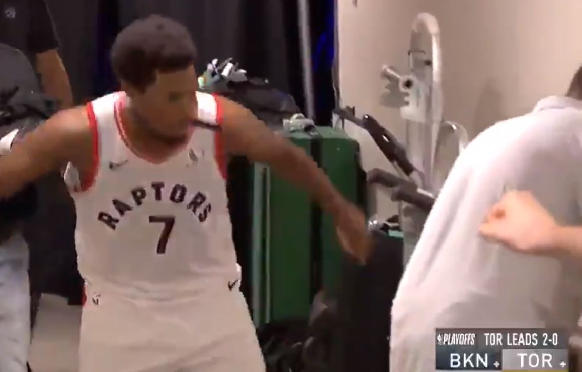 NBA Memes on X: Kyle Lowry went to the locker room after a brutal