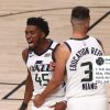 Donovan Mitchell and Georges Niang