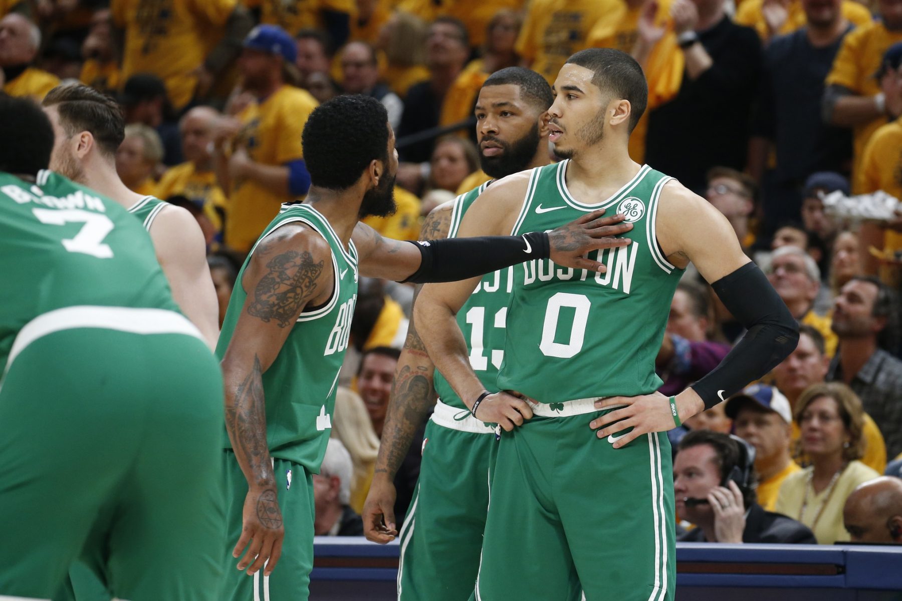 Kyrie Irving and Jayson Tatum