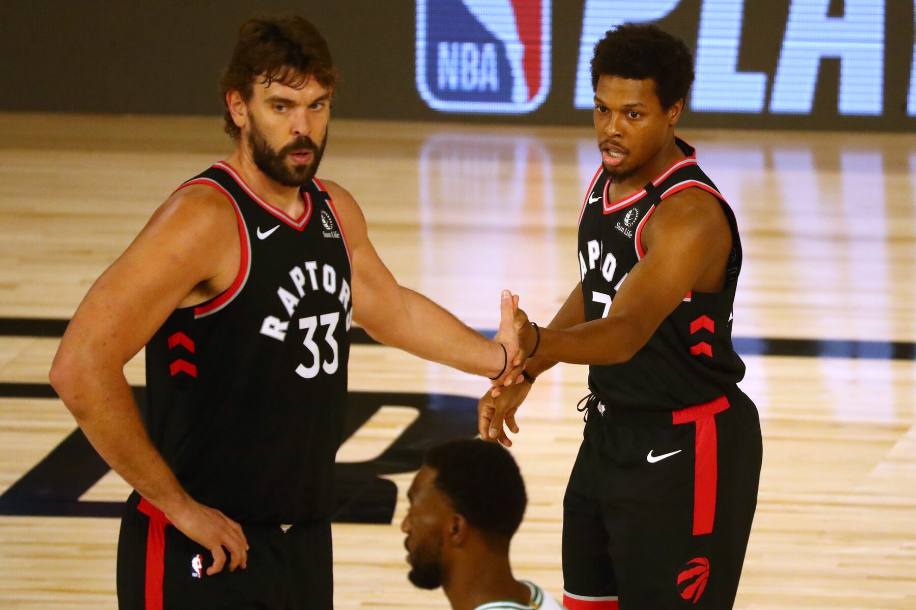 Marc Gasol and Kyle Lowry