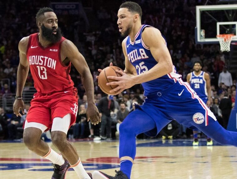 James Harden and Ben Simmons
