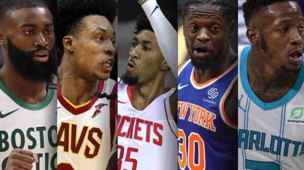 Jaylen Brown, Collin Sexton, Christian Wood, Julius Randle and Terry Rozier