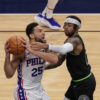 Ben Simmons and D'Angelo Russell