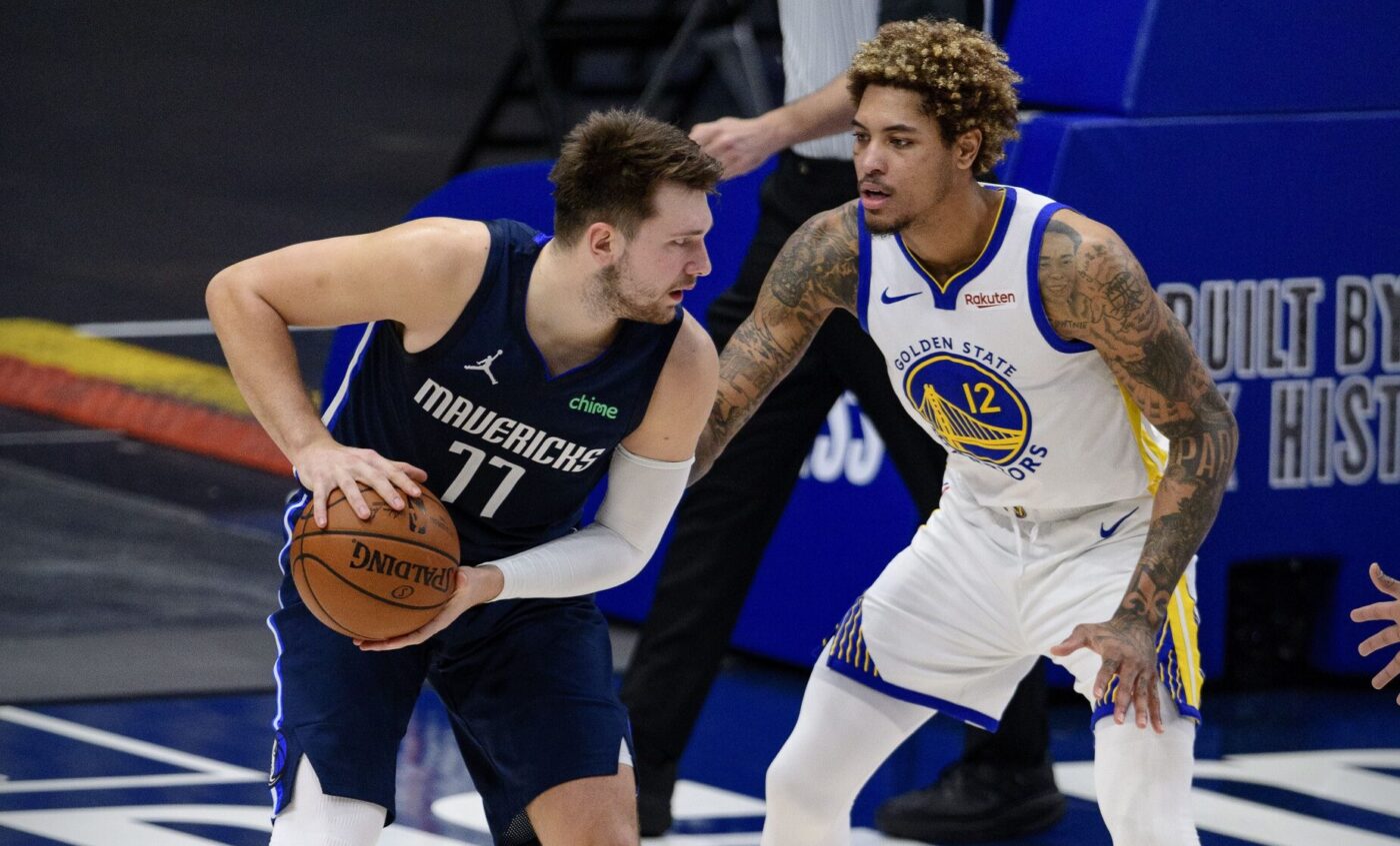 Luka Doncic and Kelly Oubre