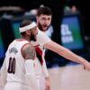 Jusuf Nurkic and Carmelo Anthony