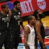Kevin Durant, Kyrie Irving and James Harden