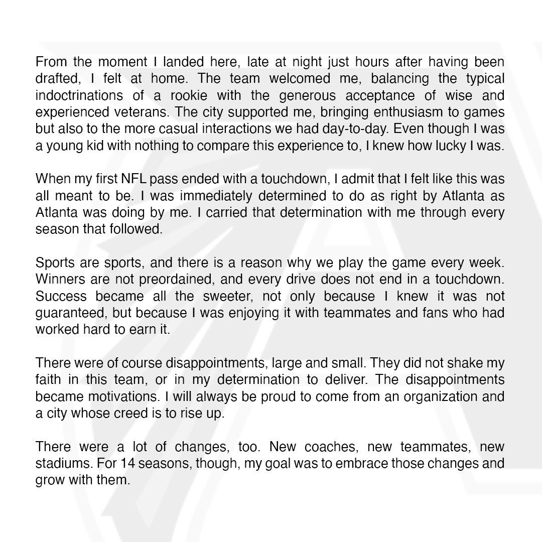 Matt Ryan letter