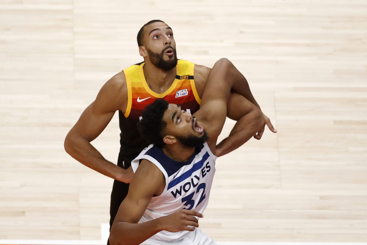 Rudy Gobert and Karl-Anthony Towns
