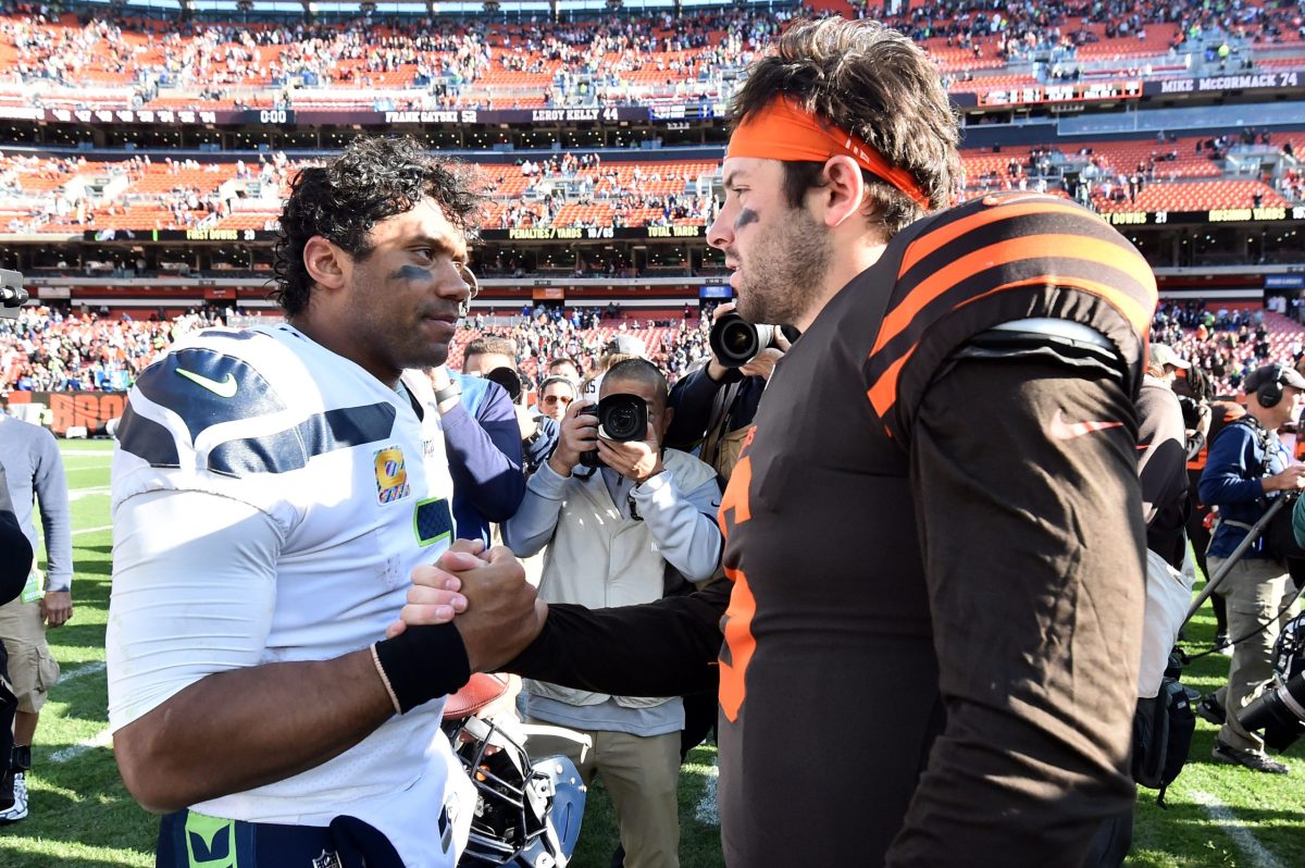 Russell Wilson and Baker Mayfield