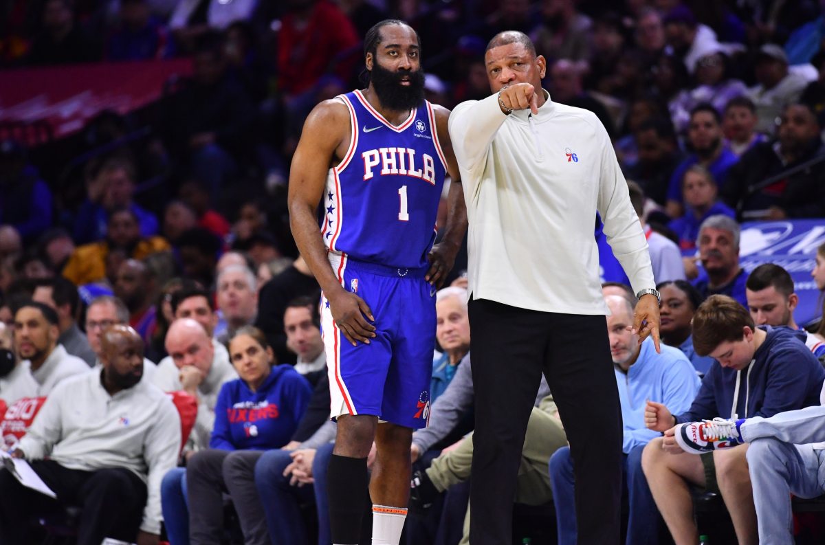 James Harden and Doc Rivers