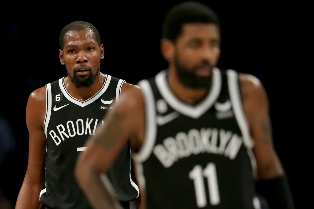 Kyrie Irving reacts to Kevin Durant trade and breakup of Nets