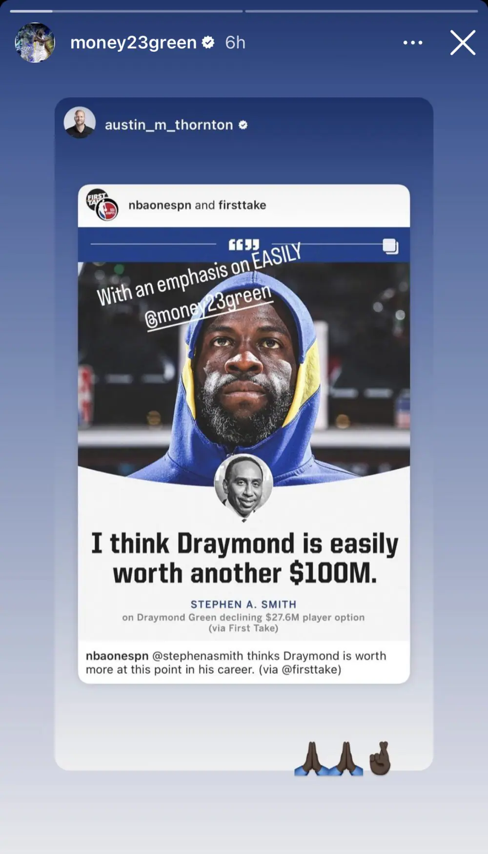 Draymond Green appears to want $100 million contract in free agency