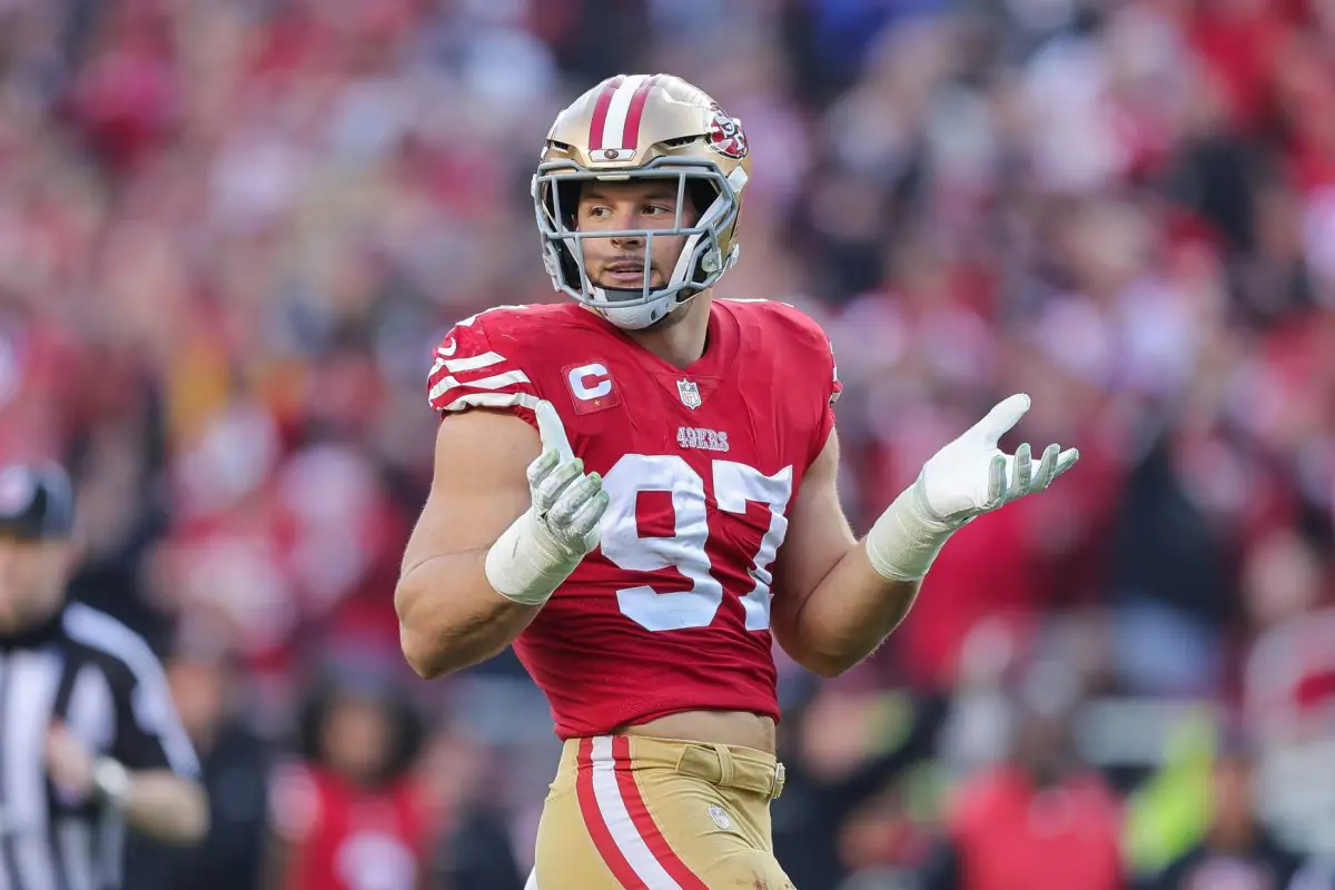 Report: San Francisco 49ers make Nick Bosa highest-paid defender in NFL  history - Ahn Fire Digital