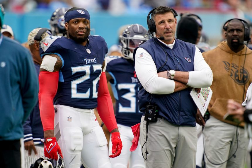 Derrick Henry and Mike Vrabel