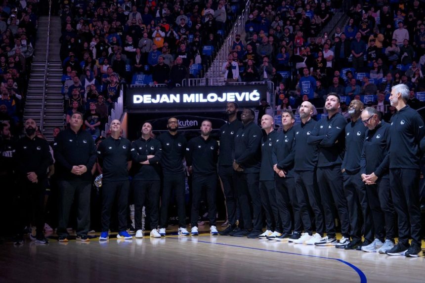 Golden State Warriors coaching staff and Dejan Milojevic