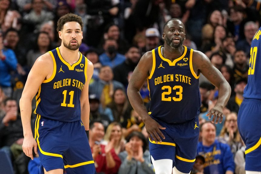 Klay Thompson and Draymond Green