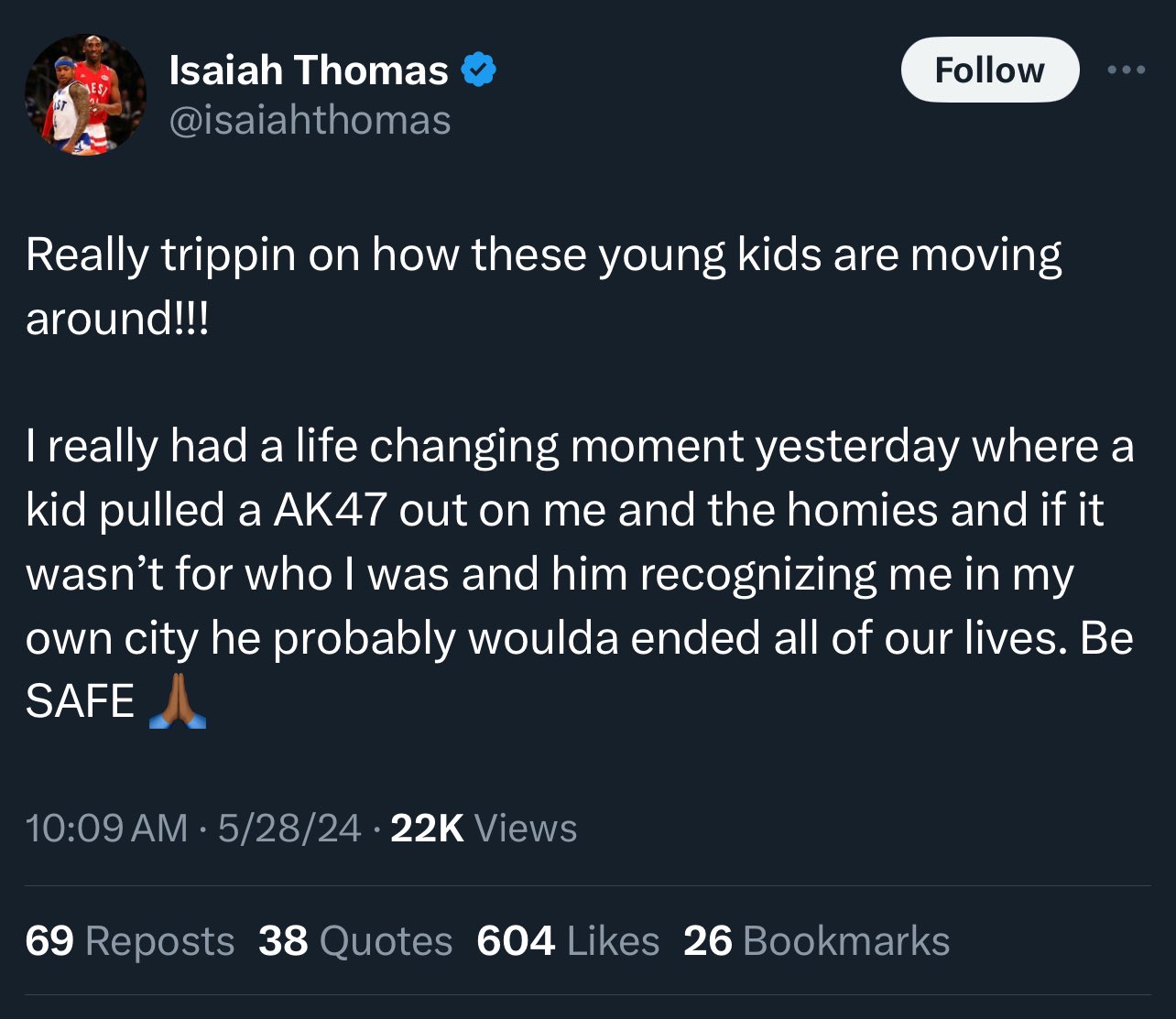Isaiah Thomas AK47