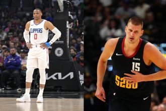 Russell Westbrook and Nikola Jokic