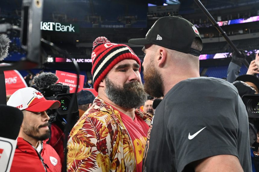 Travis Kelce and Jason Kelce