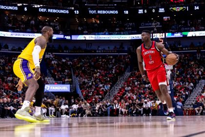 LeBron James and Zion Williamson