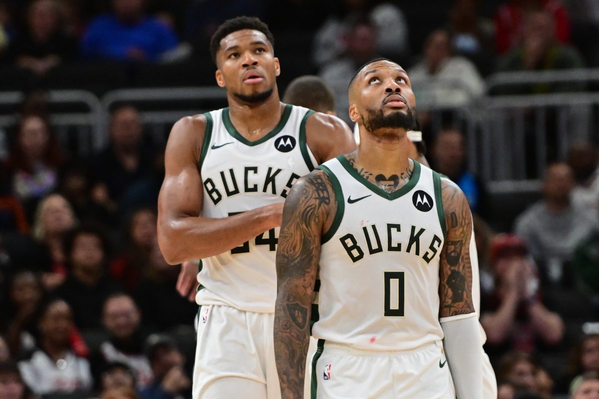 Damian Lillard and Giannis Antetokounmpo