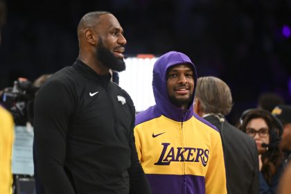 LeBron James and Bronny James