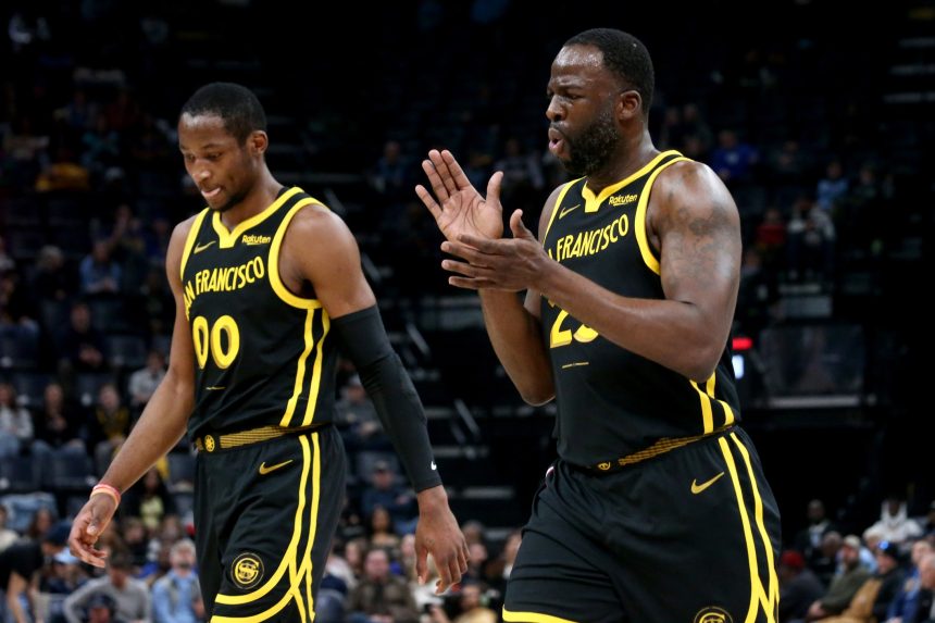 Jonathan Kuminga and Draymond Green