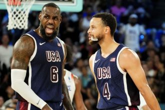 LeBron James and Stephen Curry