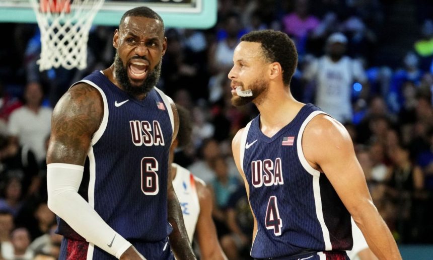 LeBron James and Stephen Curry