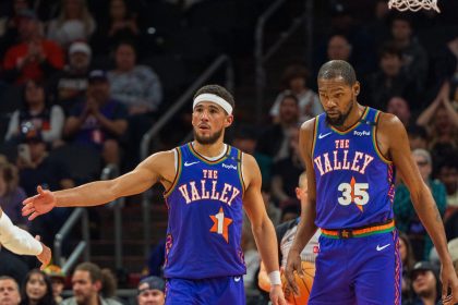 Devin Booker and Kevin Durant