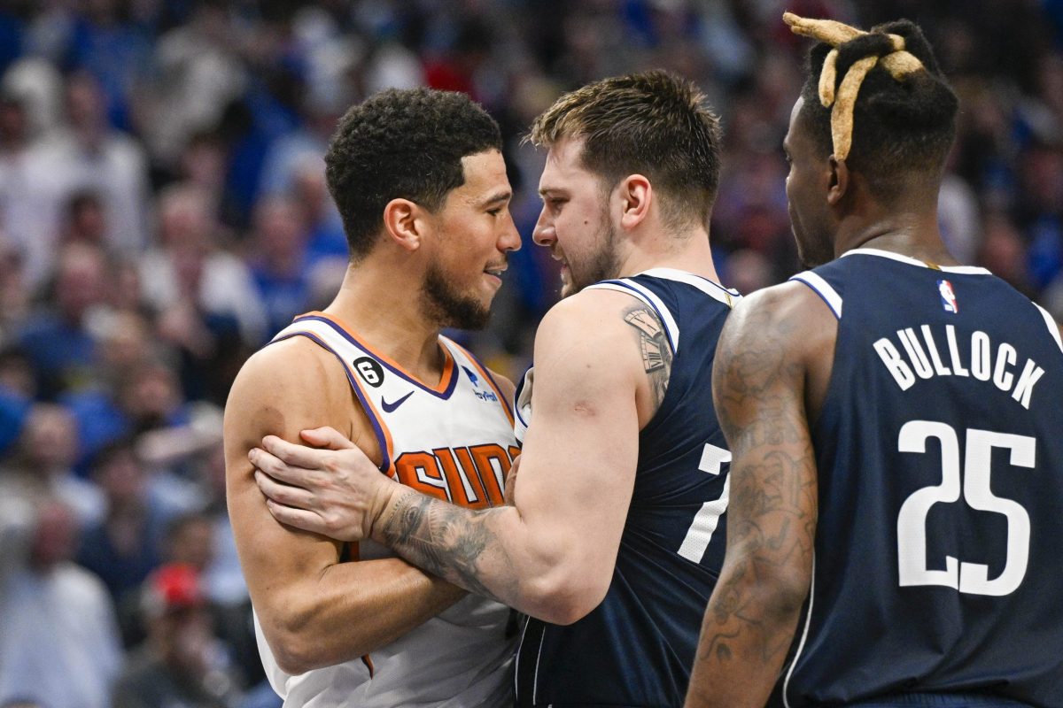 Devin Booker and Luka Doncic