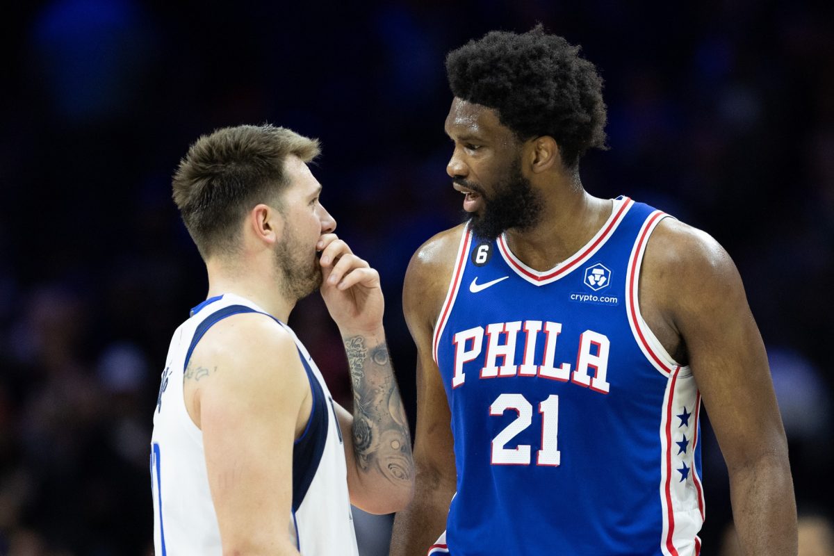 Luka Doncic and Joel Embiid