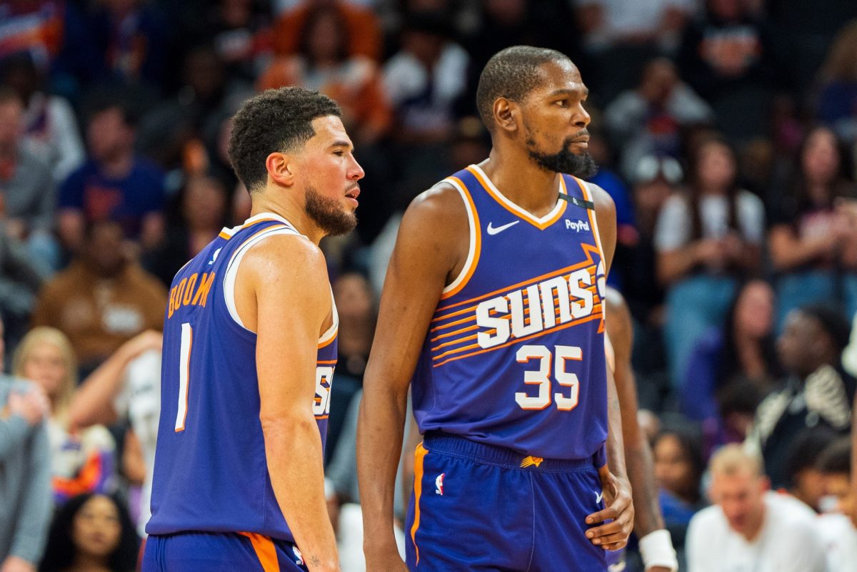 Devin Booker and Kevin Durant