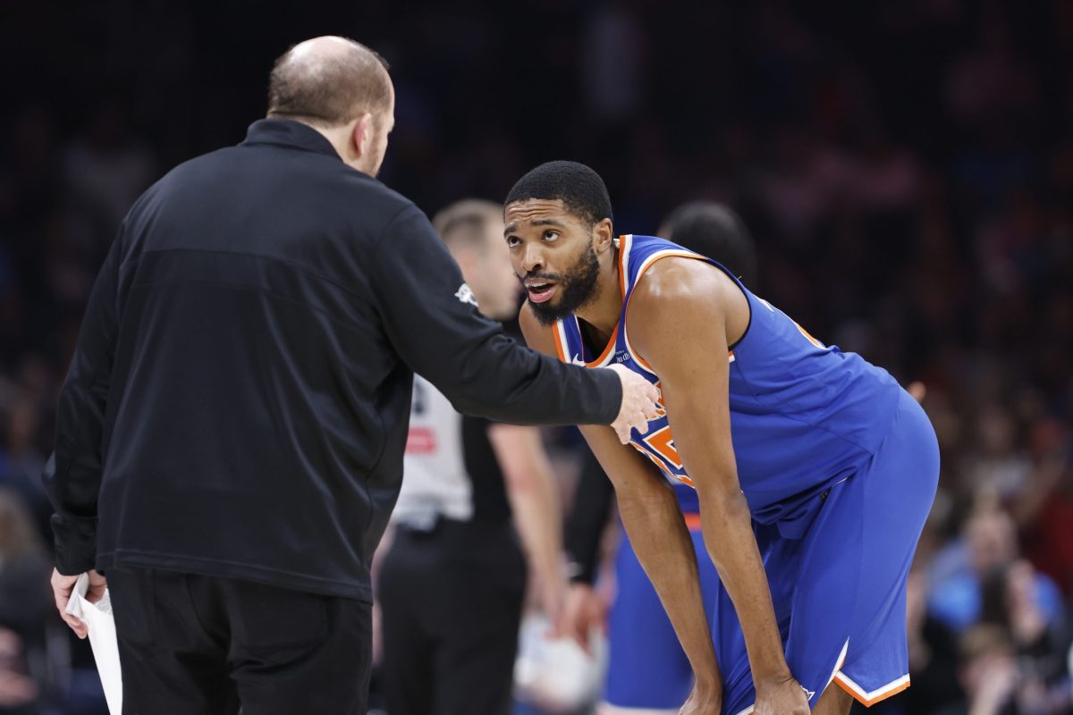 Mikal Bridges and Tom Thibodeau