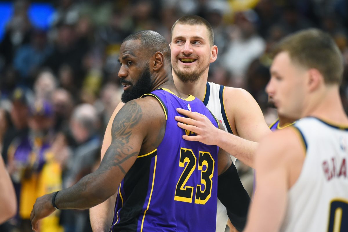 LeBron James and Nikola Jokic