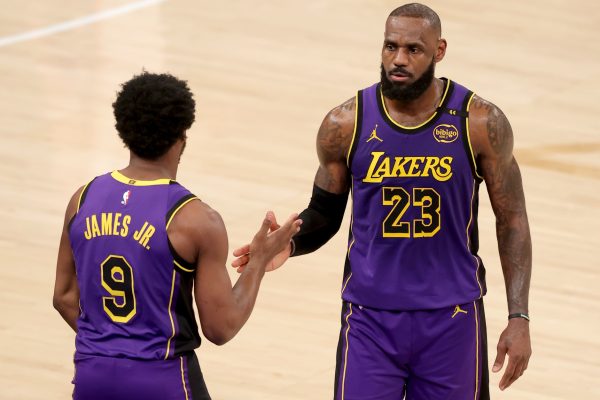LeBron James and Bronny James