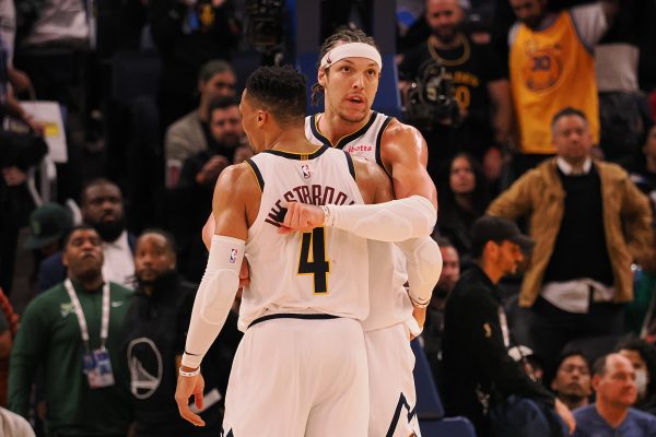 Russell Westbrook and Aaron Gordon