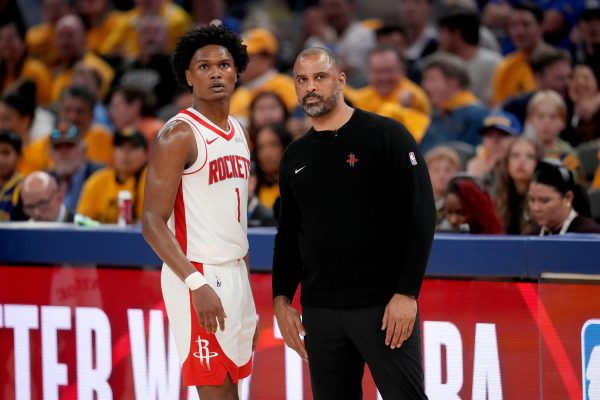 Amen Thompson and Ime Udoka