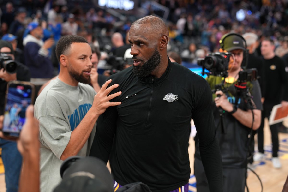 Stephen Curry and LeBron James