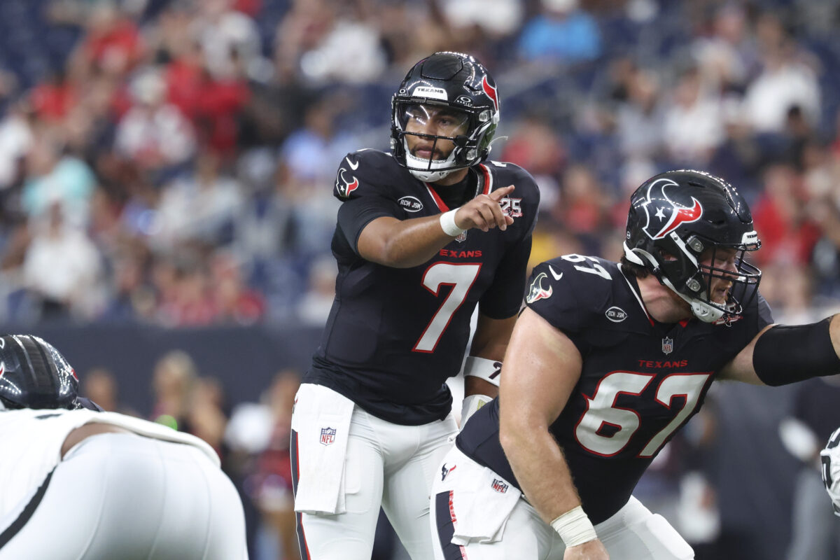 C.J. Stroud bets on himself as Texans table extension talks until 2027